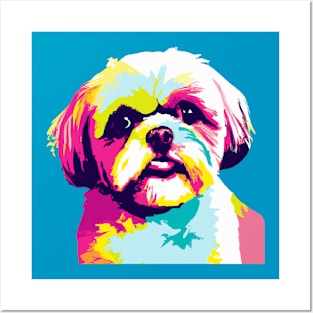 Shih Tzu Pop Art - Dog Lover Gifts Posters and Art